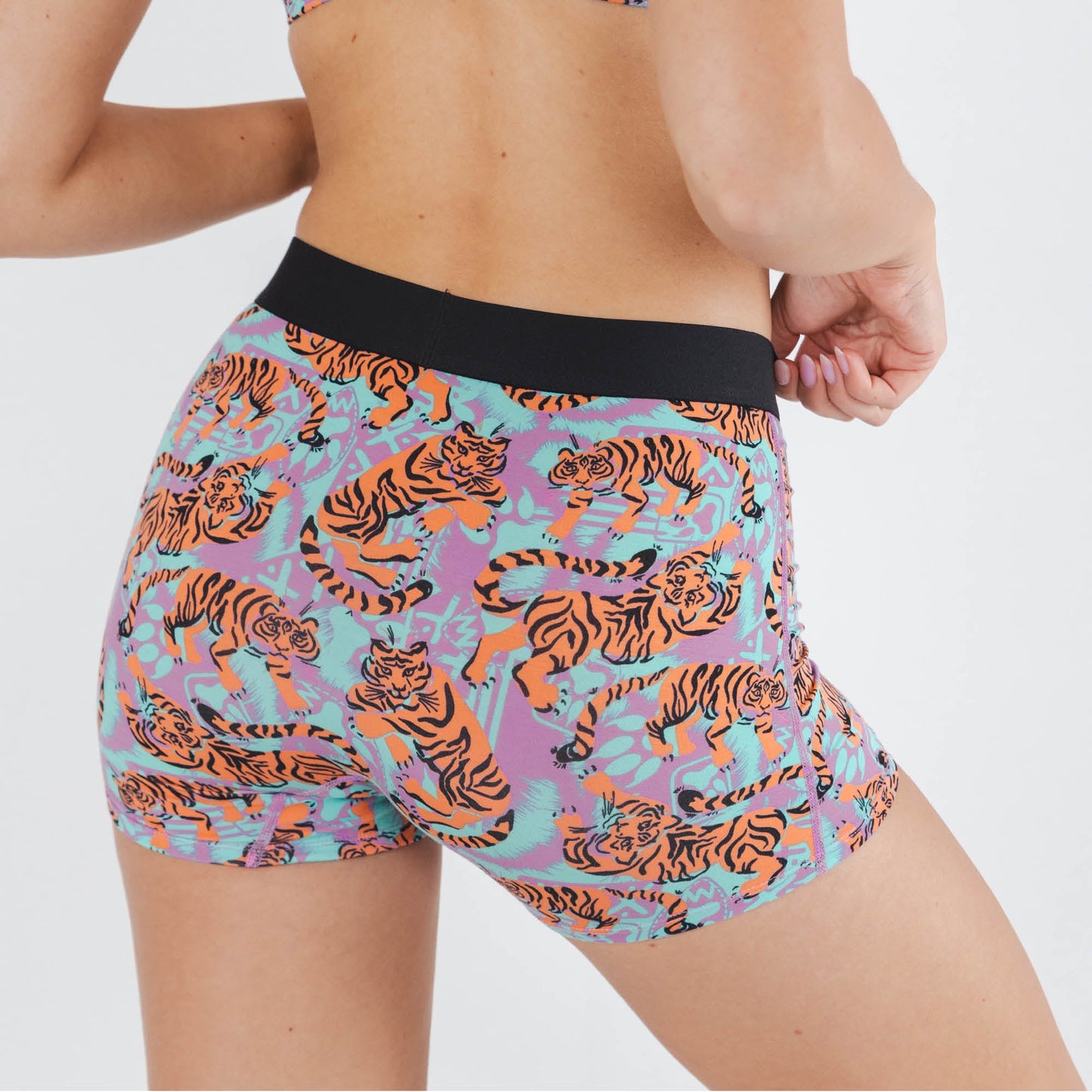 The Go Get 'Em | Abstract Tigers Women’s Boxers