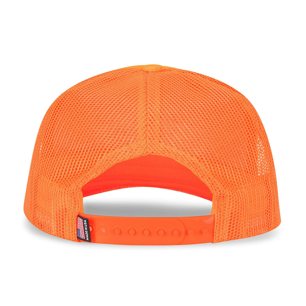 Blaze Orange Mesh Hat