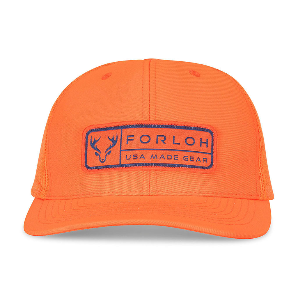 Blaze Orange Mesh Hat