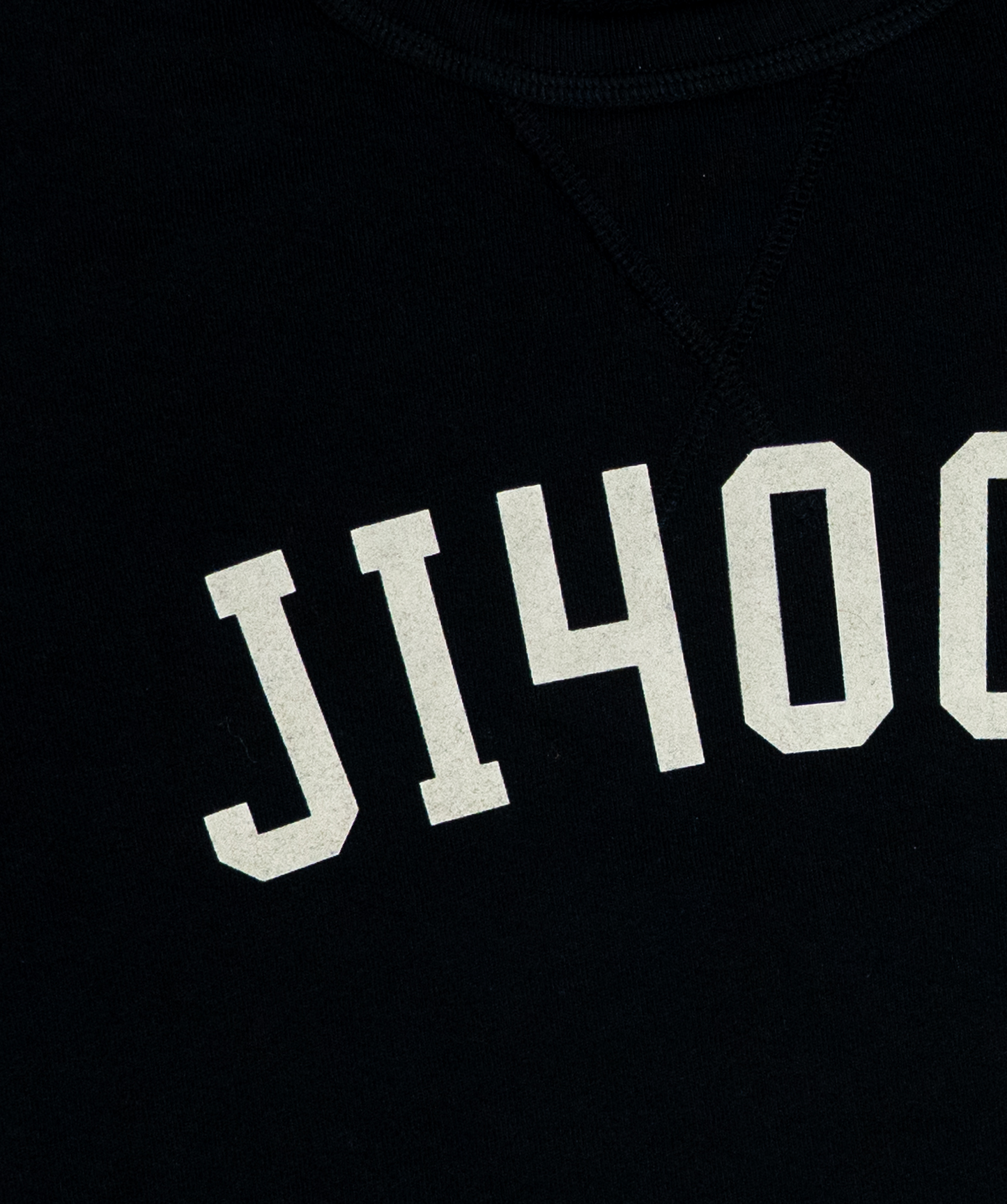 JI400U Flocked Crewneck • Jason Isbell x Oxford Pennant