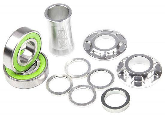 Total BMX Team Mid Bottom Bracket Kit 19mm - Silver