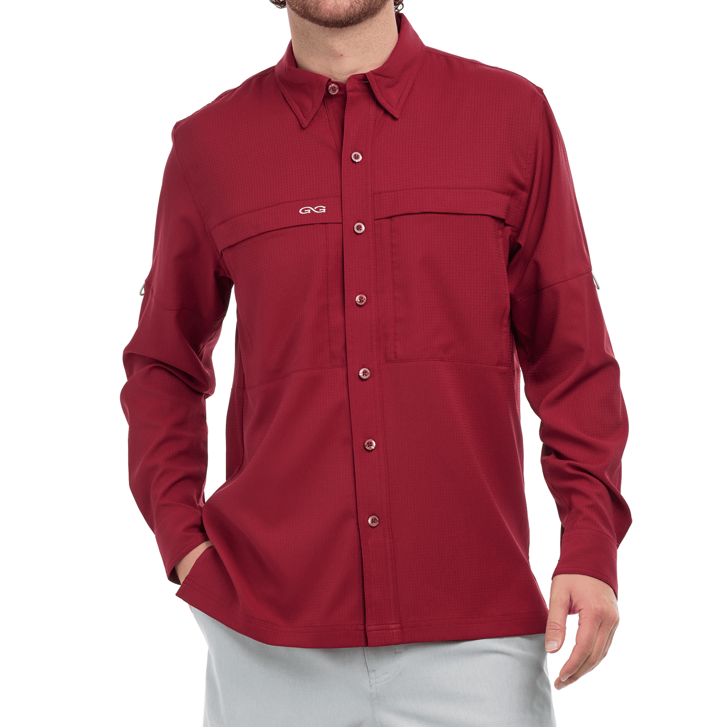 Oxblood Scout Shirt | Long Sleeve