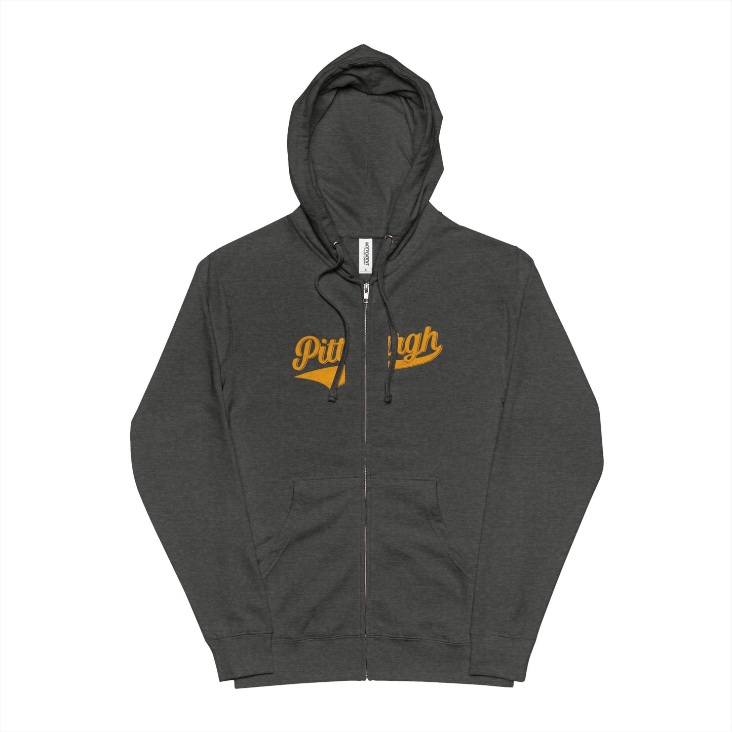 Pittsburgh Varsity Retro Zip Up Hoodie by Independent Trading Company