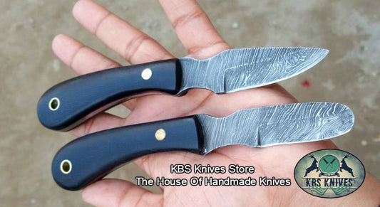 Custom Handmade Damascus Steel EDC Hunting Knives