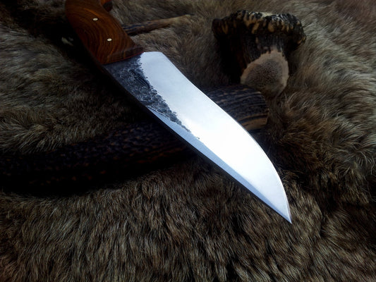 KBS Knives: Custom Handmade Hand-Forged Hunting Knife | 1095 Tool Steel | 10 Inches