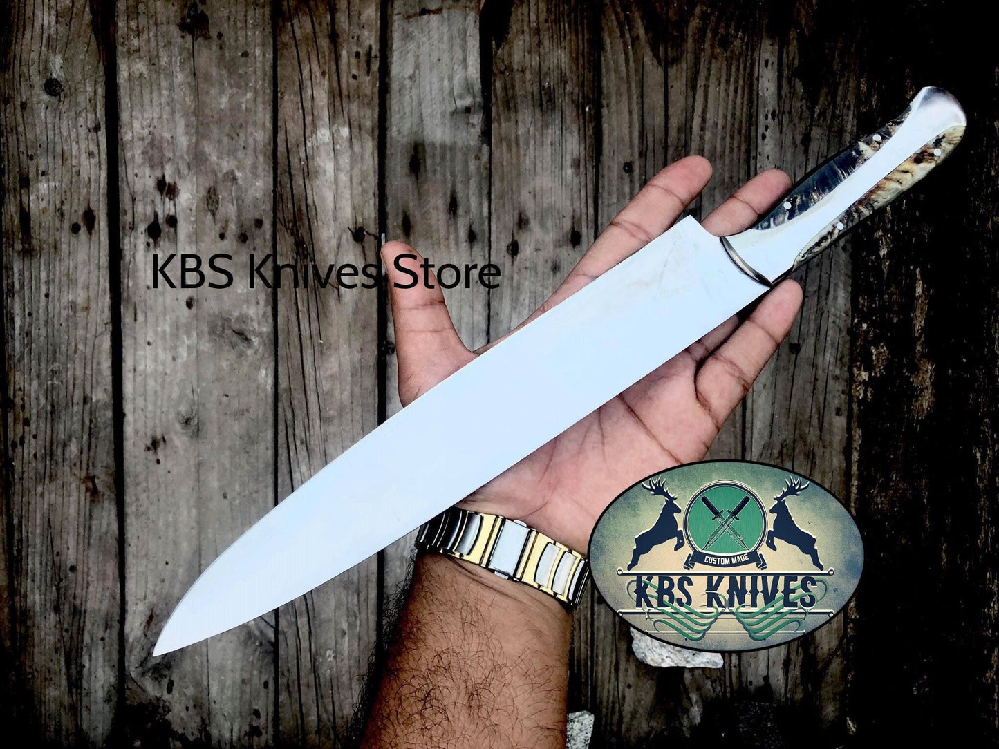 Custom Handmade D2 Stainless steel Chef/Kitchen Knife