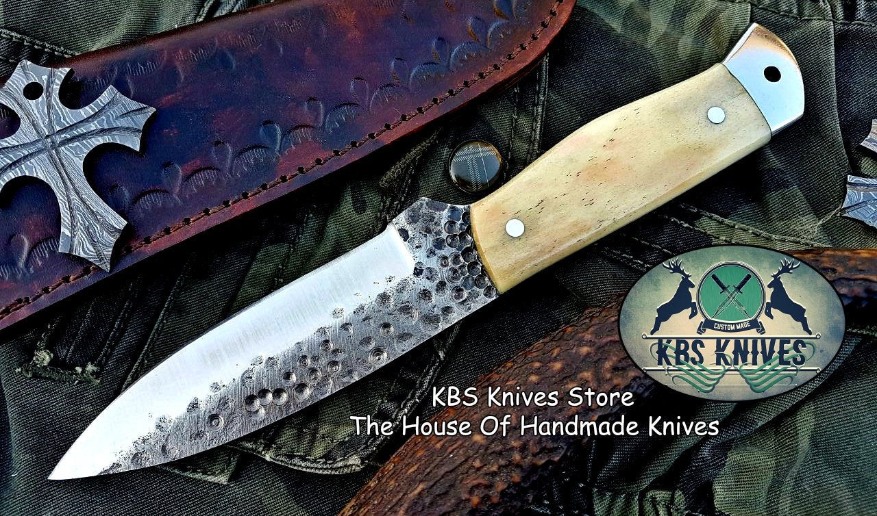 Custom Handmade Hand Forged 1095 High Carbon Steel Hunting Camping Knife