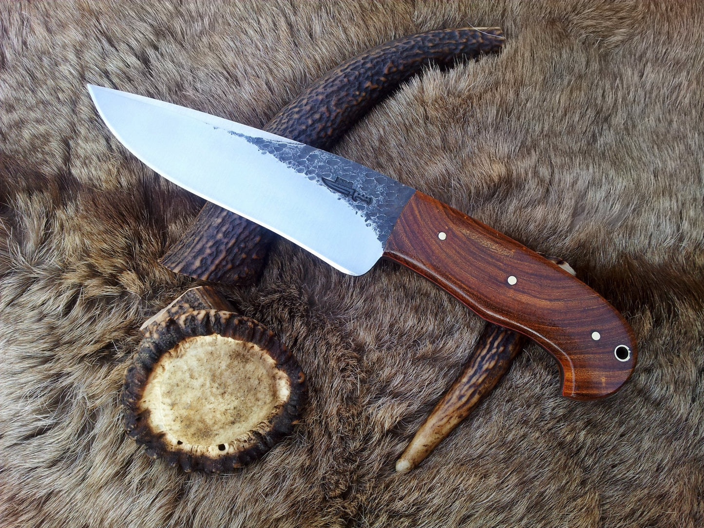 KBS Knives: Custom Handmade Hand-Forged Hunting Knife | 1095 Tool Steel | 10 Inches