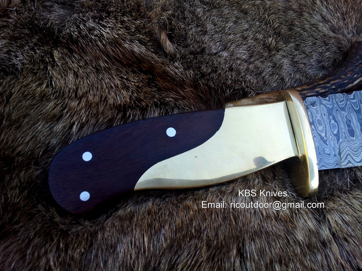 Damascus Hand Made Hunting Knife