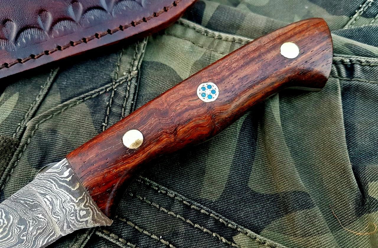 Custom Handmade Damascus Steel Flexible Blade Boning Knife