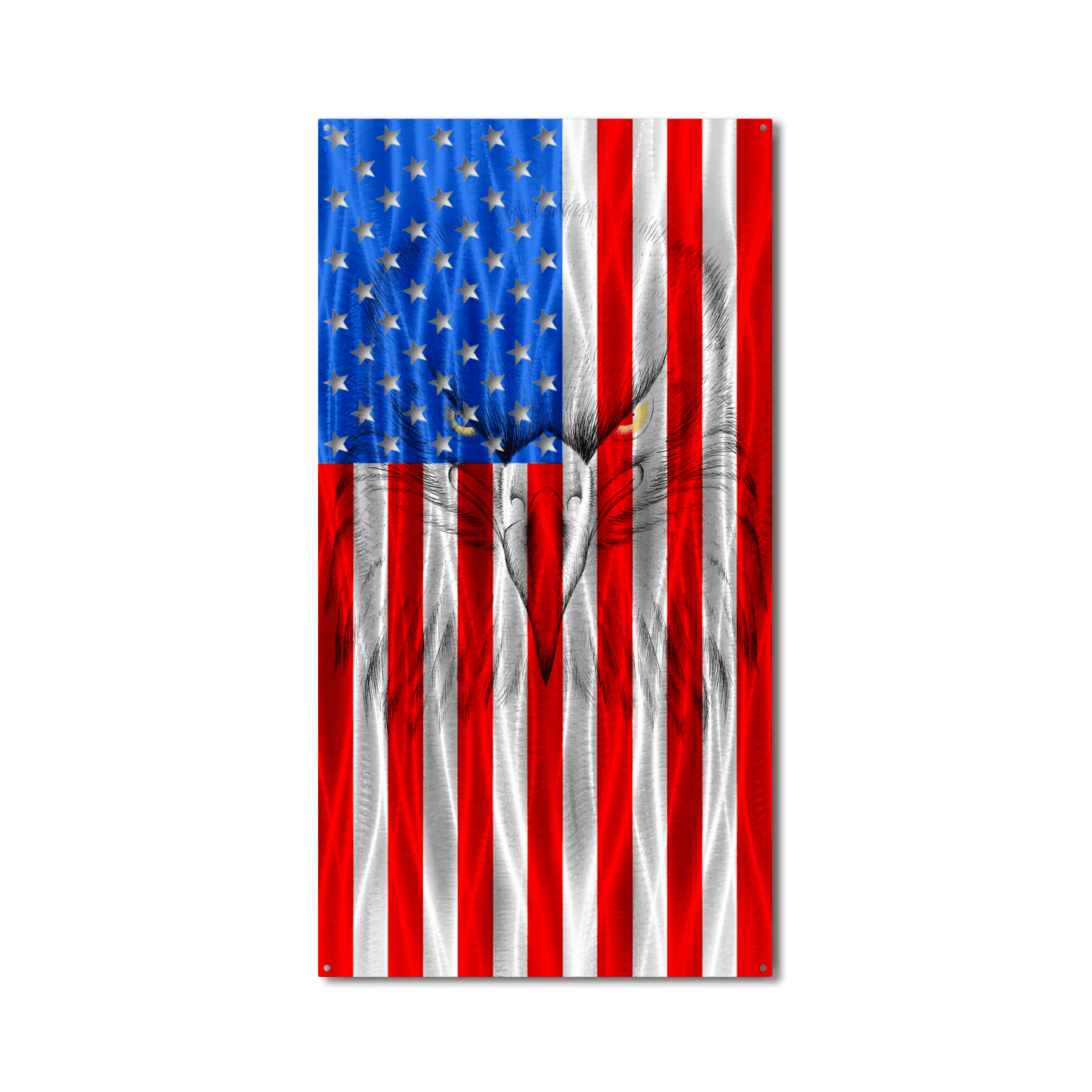 Ghost Eagle American Flag