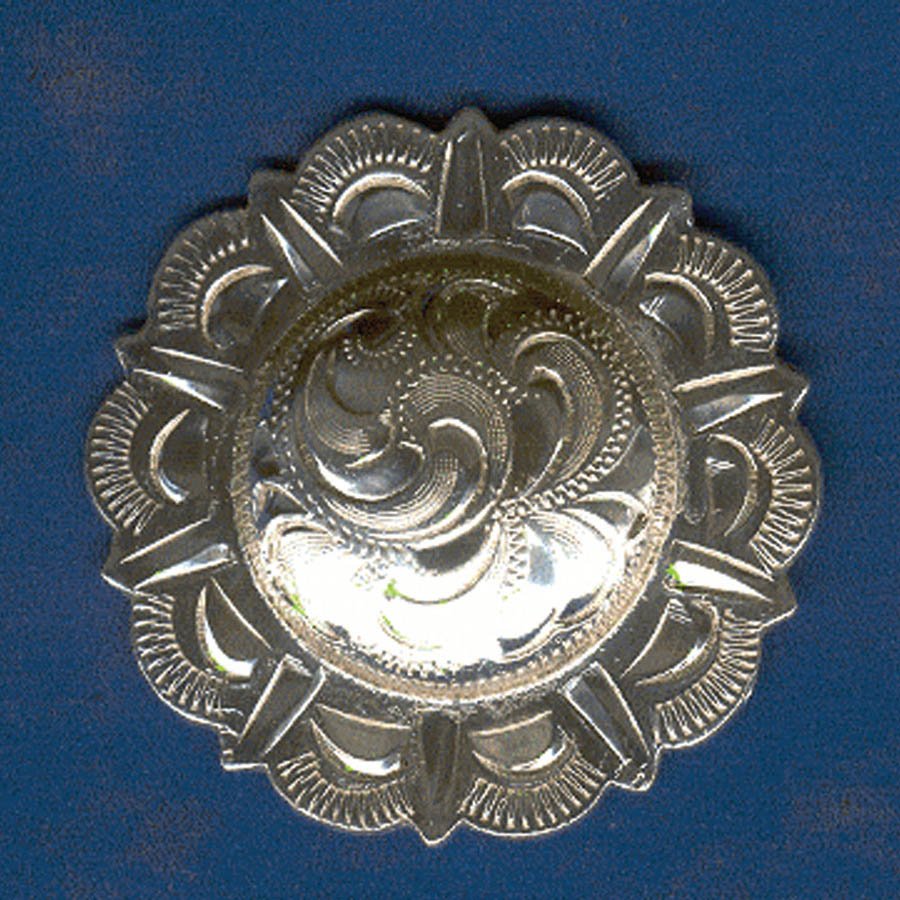 Domed Scalloped Concho