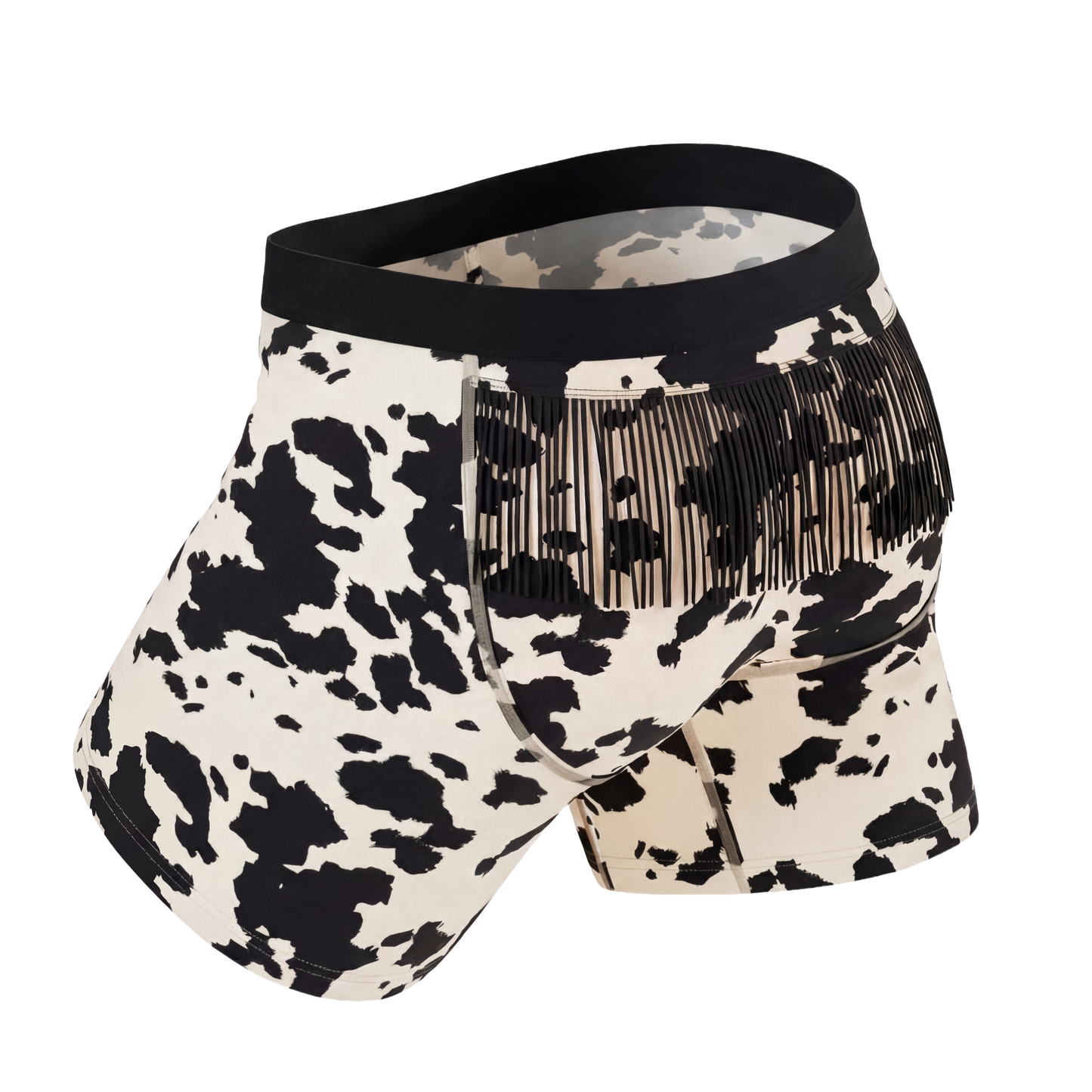 The Graze Escape | Cow Hide Fringe Ball Hammock® Pouch Underwear