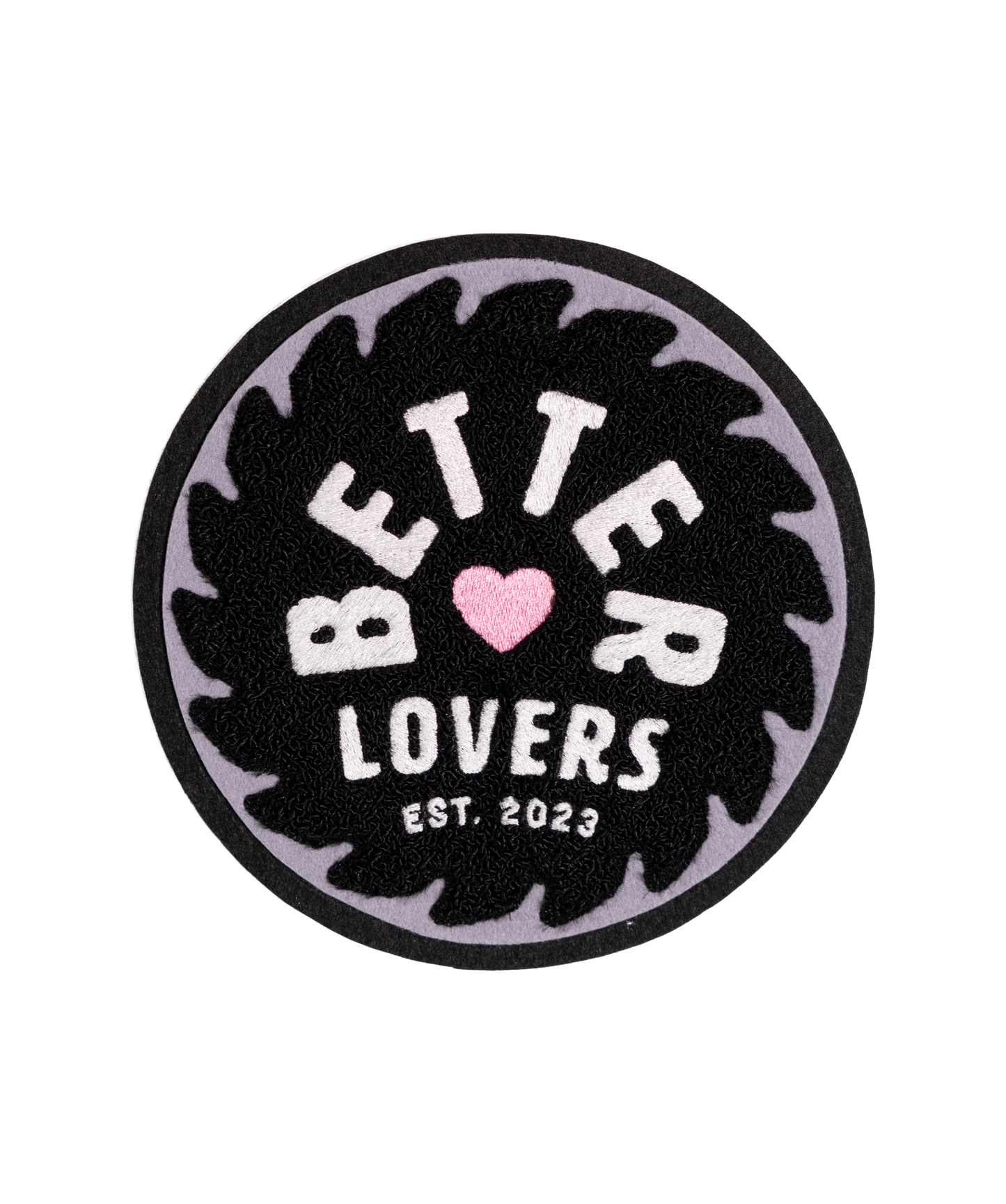 Better Lovers Saw Blade Chenille Patch • Better Lovers x Oxford Pennant