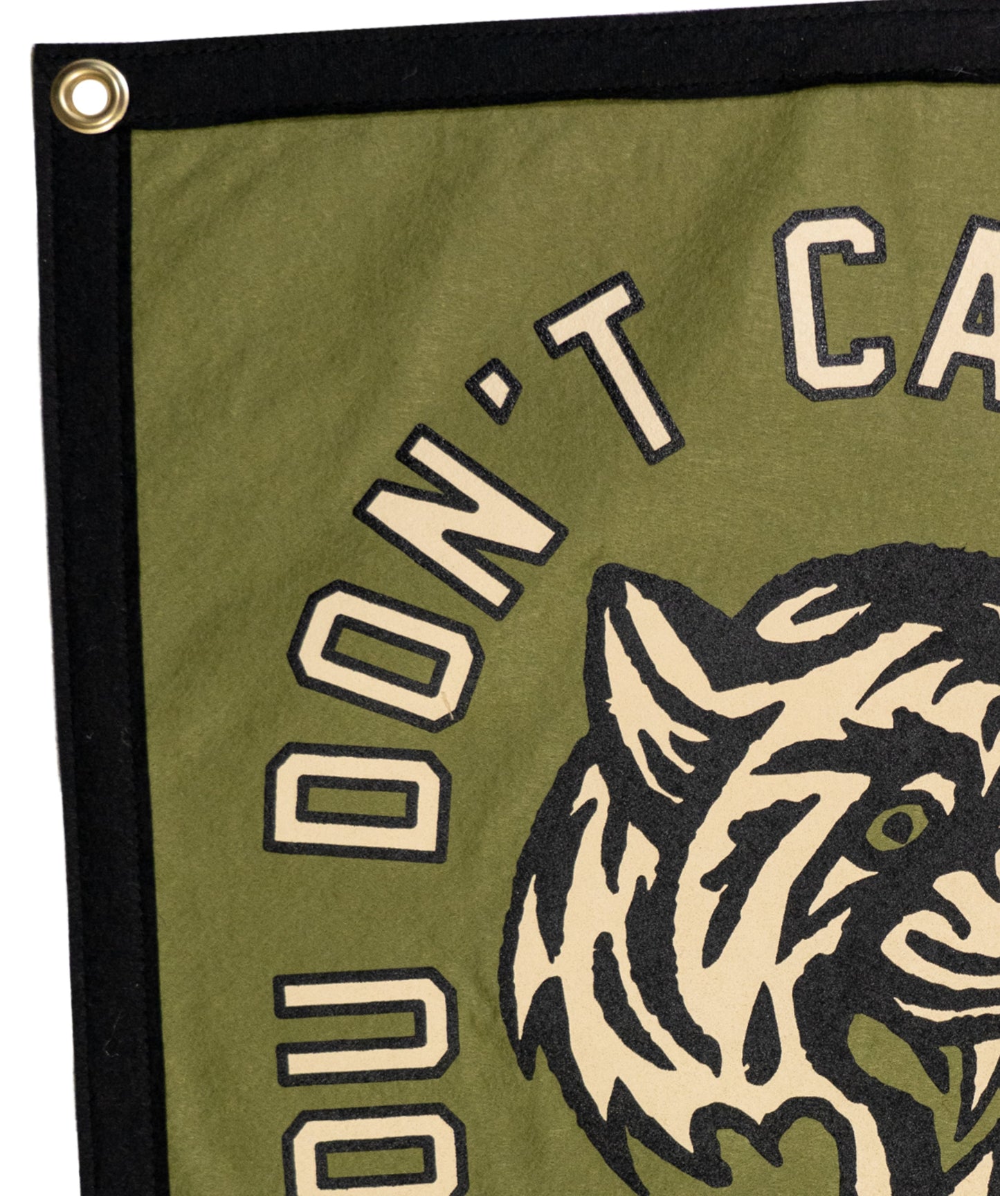 You Don't Care For Me Enough To Cry Camp Flag • John Moreland x Oxford Pennant