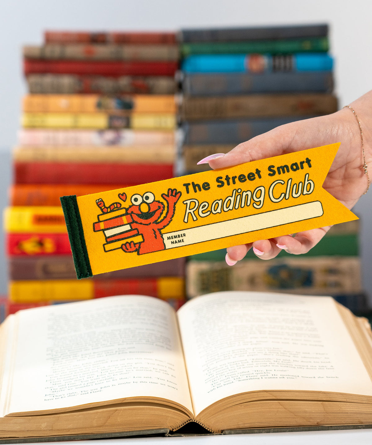 Elmo Bookmark Elmo Reading Club Bookmark • Sesame Street x Oxford Pennant – Man Cave ...