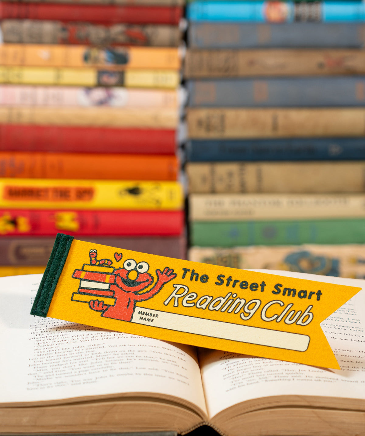 Elmo Bookmark Elmo Reading Club Bookmark • Sesame Street x Oxford Pennant – Man Cave ...