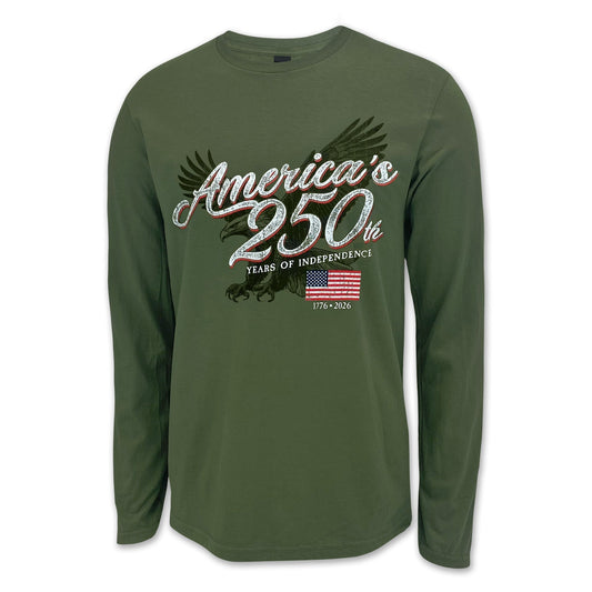 250 Years of Independence Long Sleeve T-Shirt (OD Green)