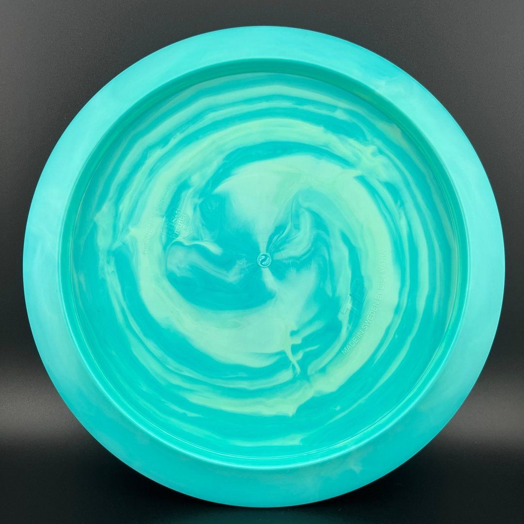 Swirly S-Line TD - Shield & Swords Stamp