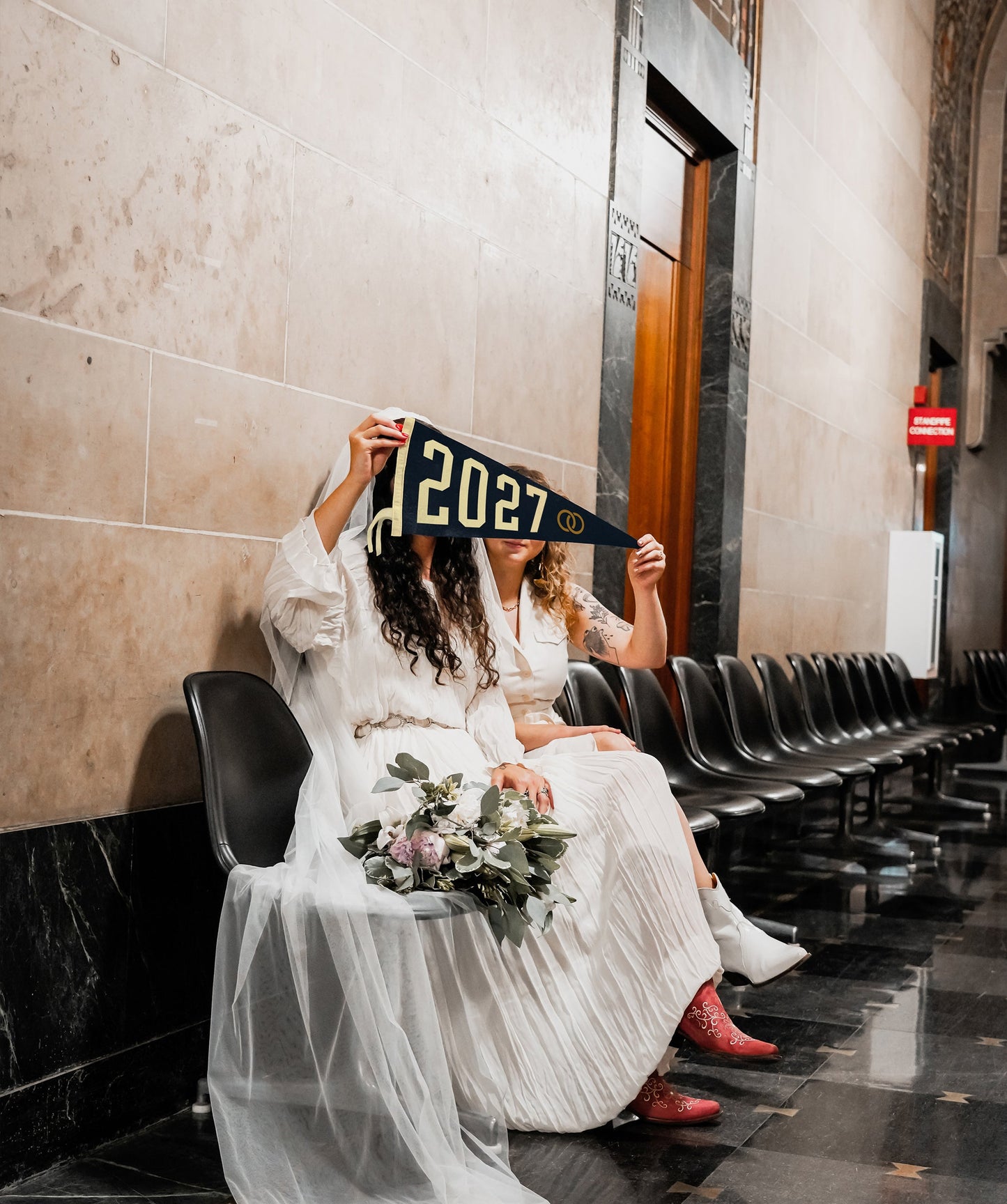 2027 Wedding Pennant
