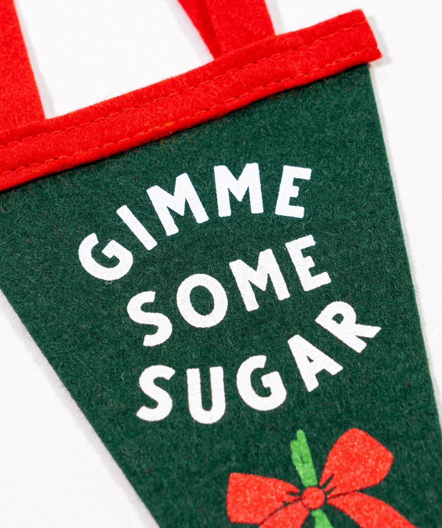 Gimme Some Sugar Mistletoe Mini Pennant