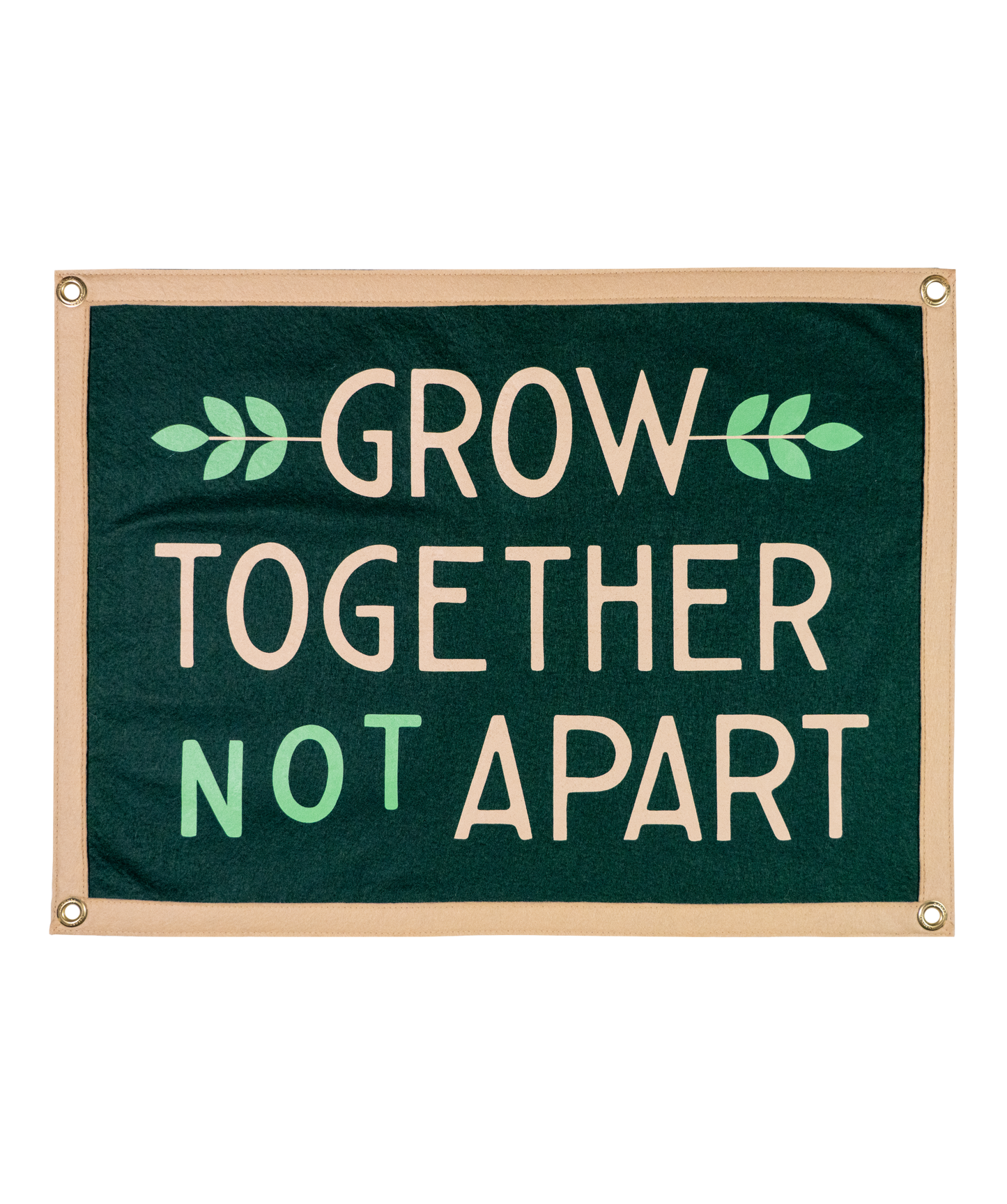 Grow Together Not Apart Camp Flag
