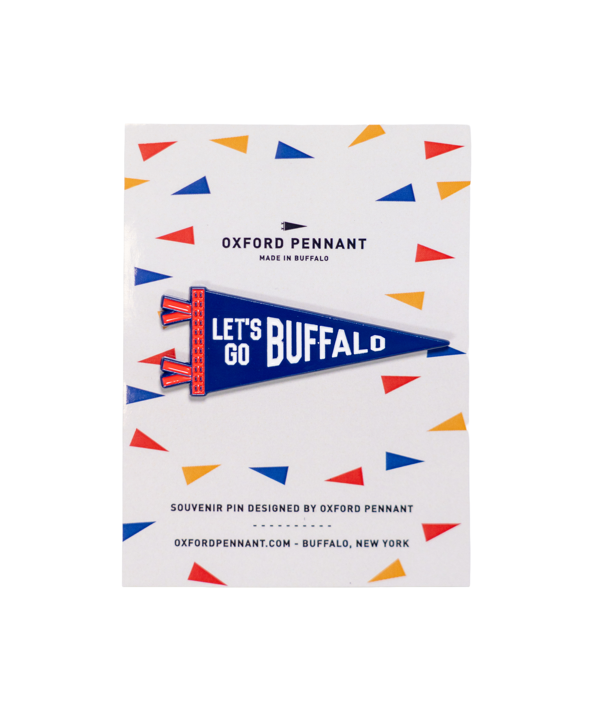 Let's Go Buffalo Enamel Pin
