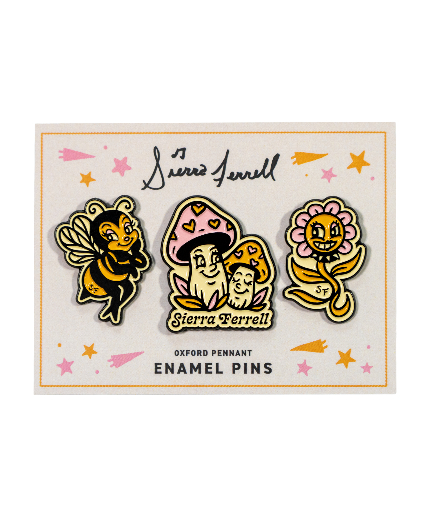 Sierra Ferrell Enamel Pin Set • Sierra Ferrell x Oxford Pennant
