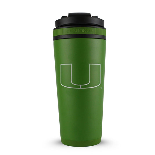 Officially Licensed University of Miami 26oz Ice Shaker - Green