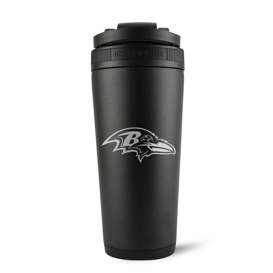 Officially Licensed Baltimore Ravens 26oz Ice Shaker - Black
