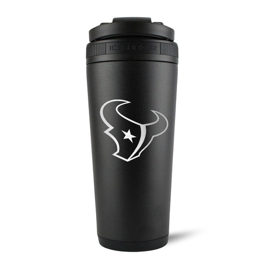 Officially Licensed Houston Texans 26oz Ice Shaker - Black