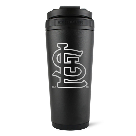 Officially Licensed St. Louis Cardinals 26oz Ice Shaker - Black