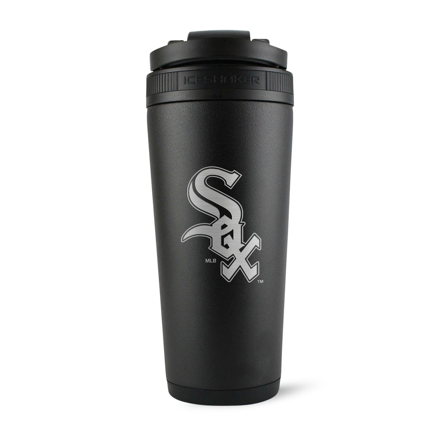 Officially Licensed Chicago White Sox 26oz Ice Shaker - Black