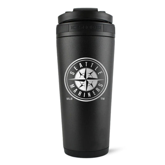 Officially Licensed Seattle Mariners 26oz Ice Shaker - Black