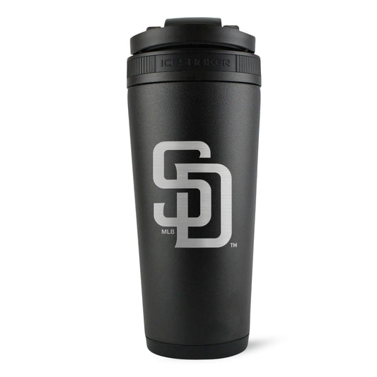 Officially Licensed San Diego Padres 26oz Ice Shaker - Black