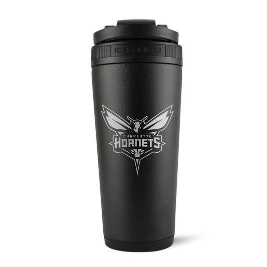 Officially Licensed Charlotte Hornets 26oz Ice Shaker - Black