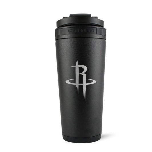 Officially Licensed Houston Rockets 26oz Ice Shaker - Black