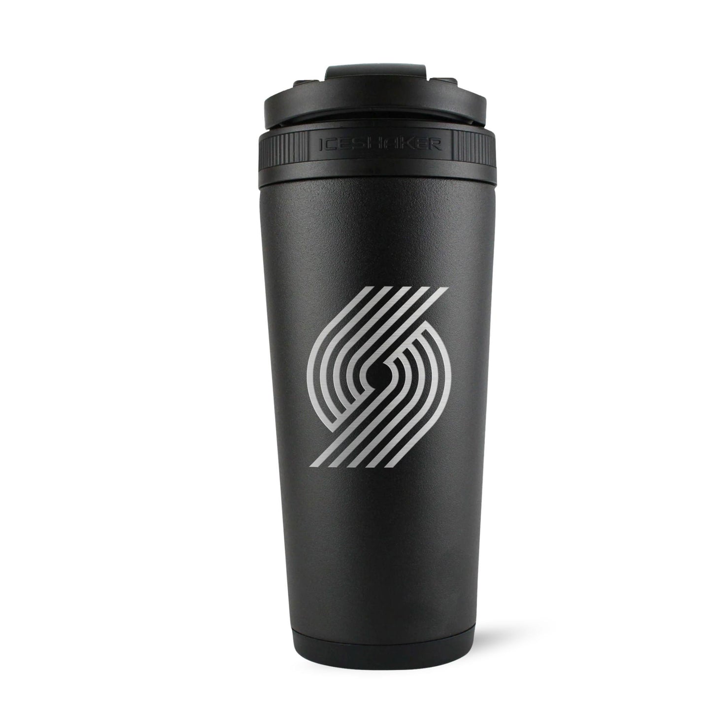 Officially Licensed Portland Trail Blazers 26oz Ice Shaker - Black