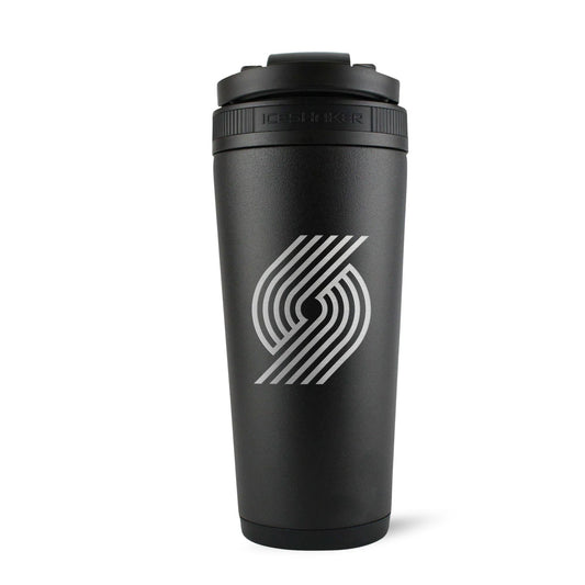 Officially Licensed Portland Trail Blazers 26oz Ice Shaker - Black