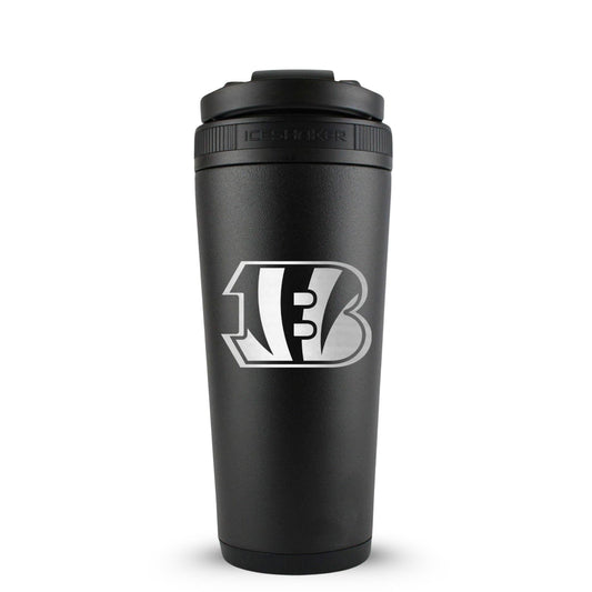 Officially Licensed Cincinnati Bengals 26oz Ice Shaker - Black