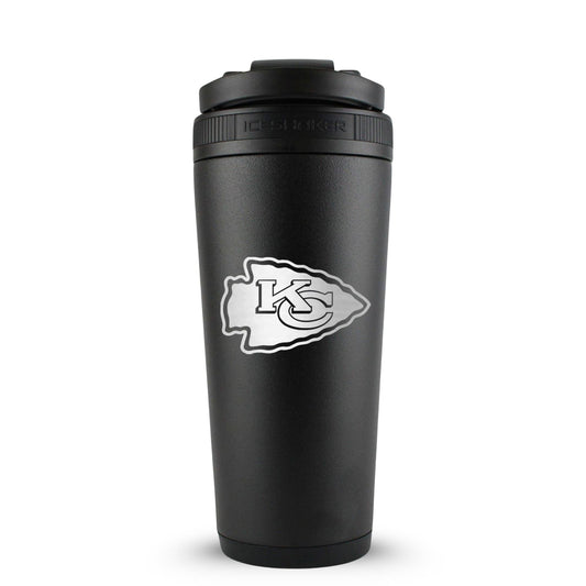 Officially Licensed Kansas City Chiefs 26oz Ice Shaker - Black