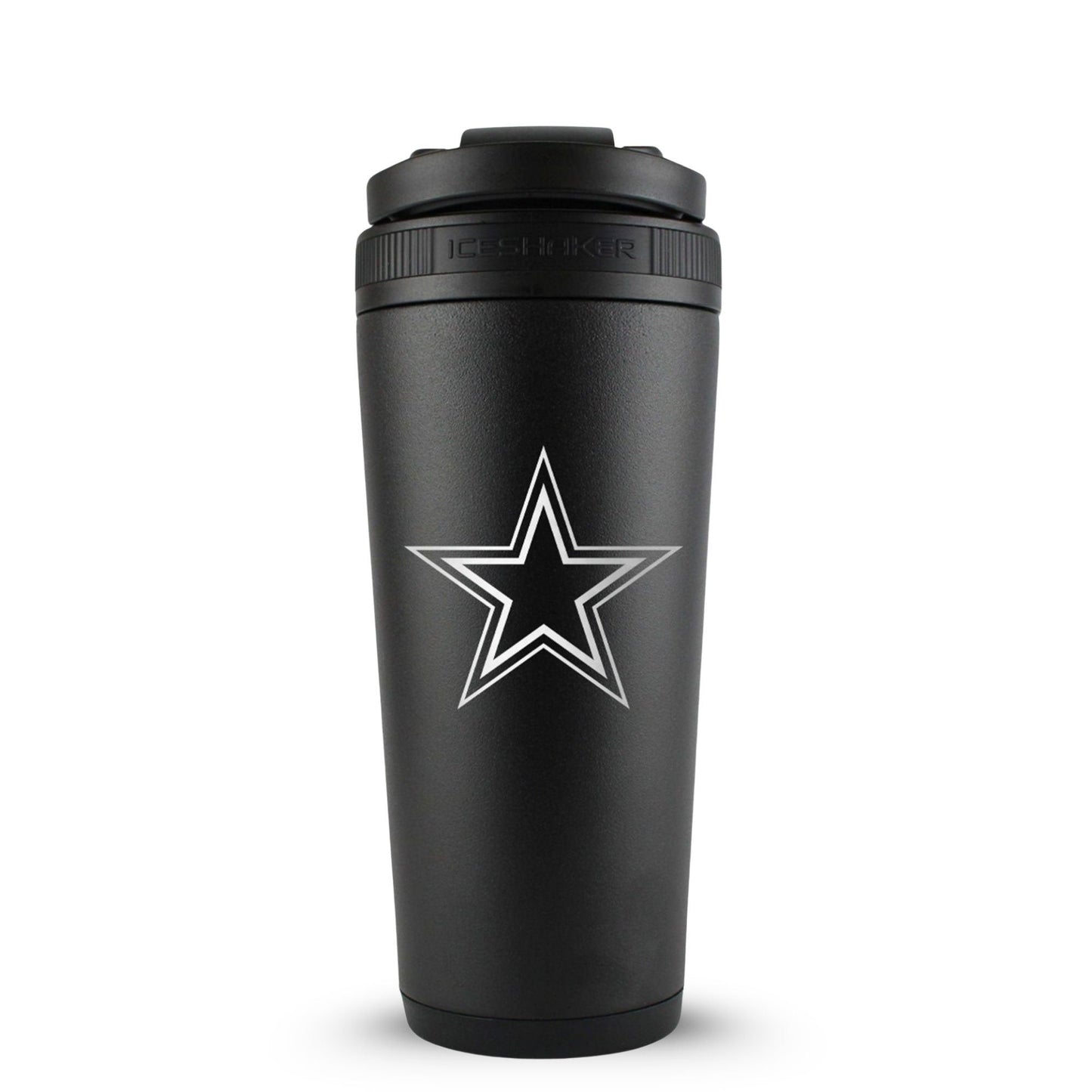 Officially Licensed Dallas Cowboys 26oz Ice Shaker - Black