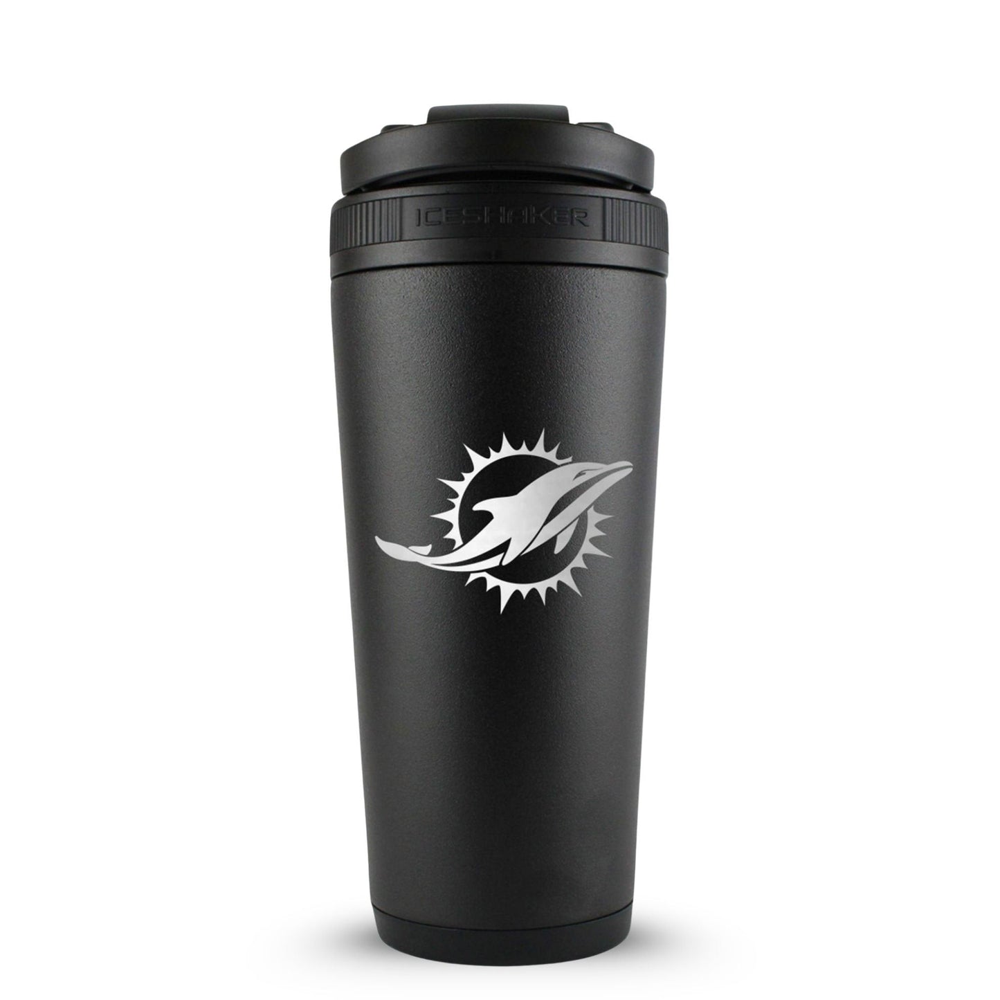 Officially Licensed Miami Dolphins 26oz Ice Shaker
