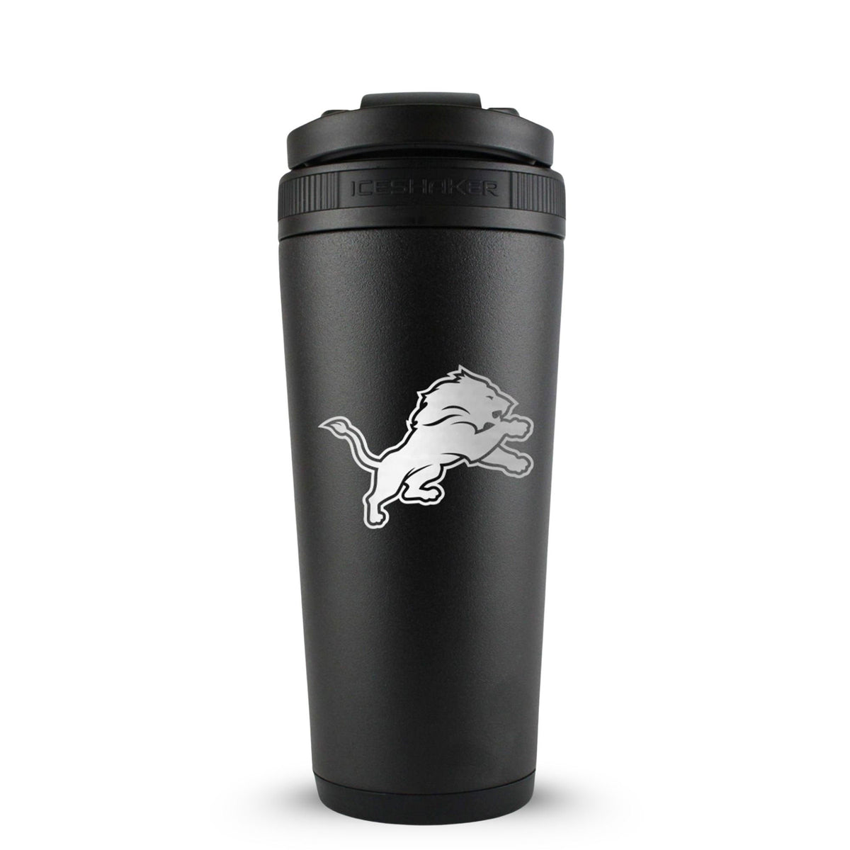Officially Licensed Detroit Lions 26oz Ice Shaker - Black