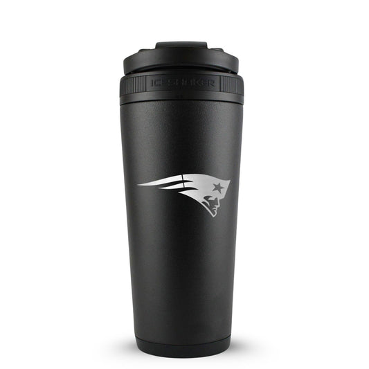 Officially Licensed New England Patriots 26oz Ice Shaker - Black