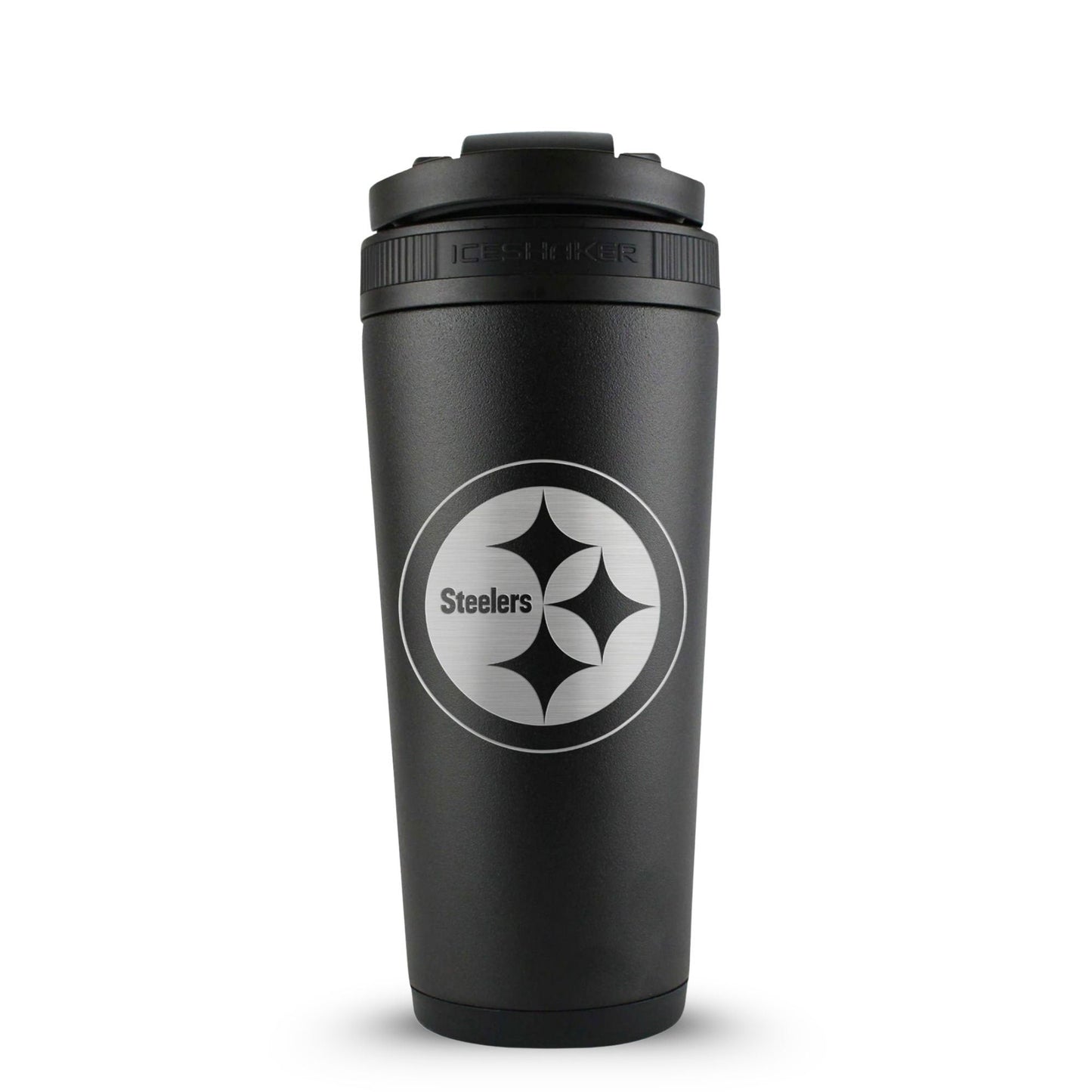 Officially Licensed Pittsburgh Steelers 26oz Ice Shaker - Black