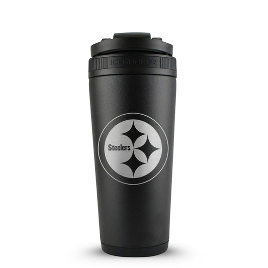 Officially Licensed Pittsburgh Steelers 26oz Ice Shaker - Black