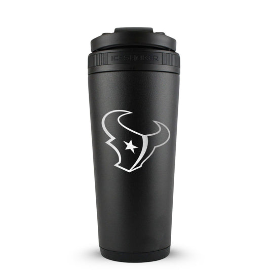 Officially Licensed Houston Texans 26oz Ice Shaker - Black