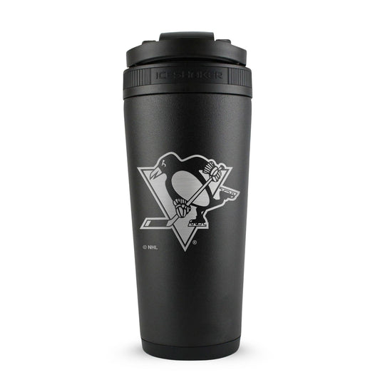 Officially Licensed Pittsburgh Penguins 26oz Ice Shaker - Black