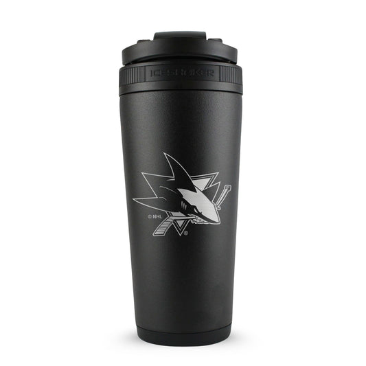 Officially Licensed San Jose Sharks 26oz Ice Shaker - Black